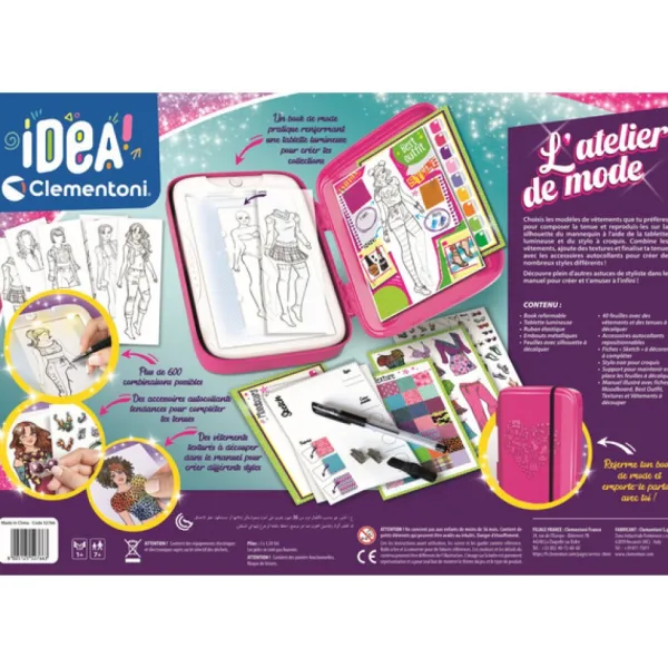 Clementoni L'Atelier De Mode- Mode, Bijoux, Décoration, Cosmetiques