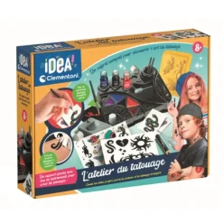 Clementoni L'Atelier Du Tatouage- Mode, Bijoux, Décoration, Cosmetiques