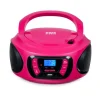 Bigben Lecteur Cd Portable Rose- Enceintes Bluetooth Et Casques Audio