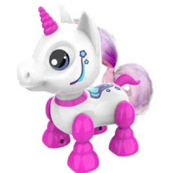 Ycoo Licorne Robot Interactive - - Robot Licorne Rose - 13 Cm- Robots