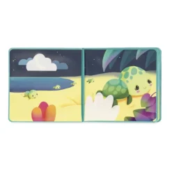Janod Livre De Bain La Vie Magique Des Tortues- Jouets Pour Le Bain