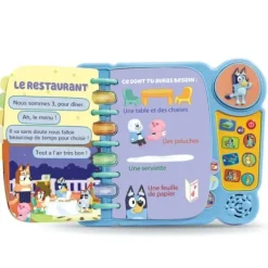 VTech Premiers Apprentissages|Livre Interactif Et Educatif Bluey