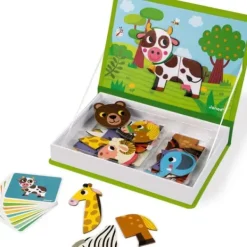 Janod Premiers Apprentissages|Magneti'Book - Les Animaux