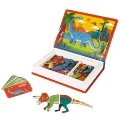 Janod Premiers Apprentissages|Magneti'Book - Les Dinosaures