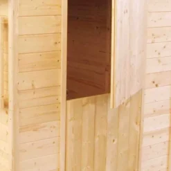 Soulet Maison En Bois Avec Pergola Santa Barbara- Cabanes Et Maisonnettes