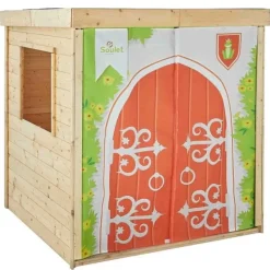 Soulet Maison En Bois Et Tissu Princesse- Cabanes Et Maisonnettes
