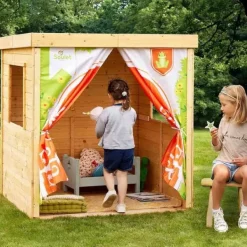 Soulet Maison En Bois Et Tissu Princesse- Cabanes Et Maisonnettes