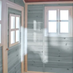 Exit Toys Maison En Bois Loft 100 Bleue- Cabanes Et Maisonnettes