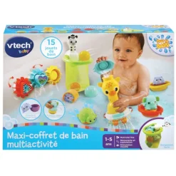 VTech Maxi-Coffret De Bain Multi-Activités- Jouets Pour Le Bain
