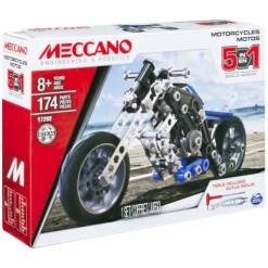 Meccano - Moto 5 Modeles- Meccano, Engrenages