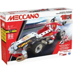 Meccano - Voiture De Course 10 Modeles- Meccano, Engrenages