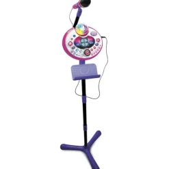 VTech Micro Kidi Superstar Lightshow Rose- Micros Et Karaoké
