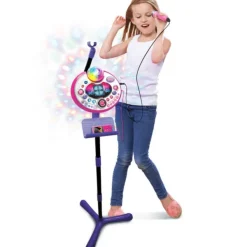 VTech Micro Kidi Superstar Lightshow Rose- Micros Et Karaoké