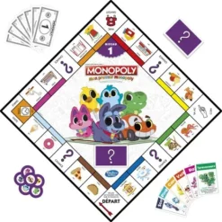 Hasbro Gaming Jeux De Plateau|Mon Premier Monopoly
