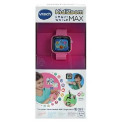 VTech Montre Kidizoom Smartwatch Max - Rose- Montres Et Objets Connectés