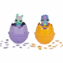 Spin Master Accessoires Poupées|Pack De 2 Figurines Et Poussette - Hatchimals