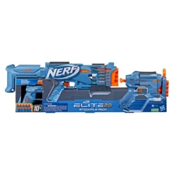 Nerf Pack Stockpile 3 Pistolets Elite 2.0- Nerf Et Jeux De Tirs