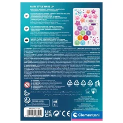 Clementoni Palette De Maquillage Fairy Style - Crazy Chic- Coiffure & Maquillage