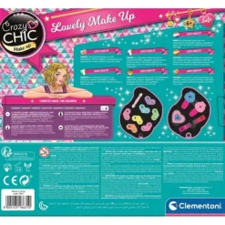 Clementoni Palette De Maquillage Sirene - Crazy Chic- Coiffure & Maquillage