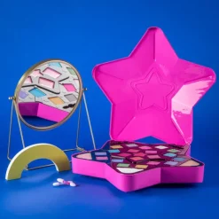 Clementoni Palette De Maquillage Super Make-Up Star - Crazy Chic- Coiffure & Maquillage