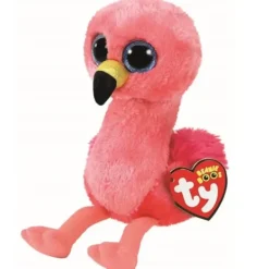 TY Mini Peluches|Peluche Beanie Boo'S - Gilda Le Flamant Rose 15 Cm
