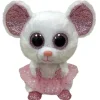 TY Mini Peluches|Peluche Beanie Boo'S - Nina La Souris 23 Cm