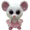 TY Mini Peluches|Peluche Beanie Boo'S - Nina La Souris 15 Cm