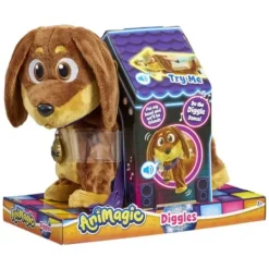 Goliath Peluches Interactives|Peluche Interactive Diggles Le Chien - Animagic