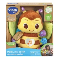 VTech Peluches Interactives|Peluche Musicale - Maelle, Mon Abeille Des Découvertes