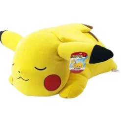 Bandai Peluches Super-héros Et Personnages|Peluche Pokemon Pikachu Qui Dort 40 Cm
