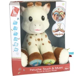 Vulli Peluche Sophie La Girafe Touch And Music- Coffret Cadeaux, Naissance