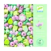Djeco Perles En Bois Fleurs- Perles