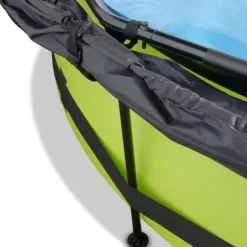 Exit Toys Piscine Lime 300 X 76 Avec Pompe Filtrante Et Voile D'Ombrage- Bouées Jeux Gonflables Et Piscines