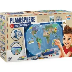 Buki Découvrir Le Monde|Planisphere Magnetique