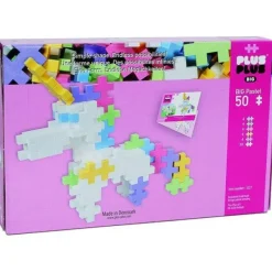 Plus plus Boite Puzzle 3D Licorne 51 Pieces- Maquettes & Modelisme