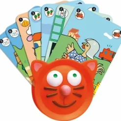 Djeco Jeux De Cartes|Porte Cartes Chat
