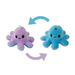 Hubtoys Porte Cles Pieuvre Reversible- Porte-clés