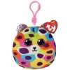 TY Peluches Porte-clés|Porte-clés Leopard En Peluche - 8 Cm