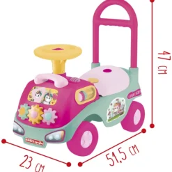 Baby Smile Porteur Electronique Rose- Porteurs & Jouets À Bascules