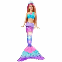 Mattel Barbie Et Poupées Mannequin|Poupee Barbie Dreamtopia - Sirene Lumieres De Reve