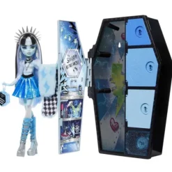 Mattel Poupées|Poupee Frankie Stein Et Son Casier Secret - Monster High