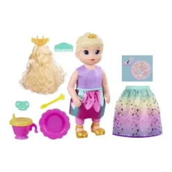 Baby Alive Poupons Interactifs|Poupee Princesse Ellie Grandit -