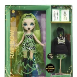 Mga Barbie Et Poupées Mannequin|Poupee Rainbow High Fantastic Fashion - Jade Hunter