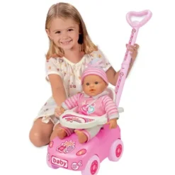 LOVE BEBE Poupons|Poupon 37 Cm Et Son Trotteur