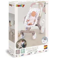 Smoby Accessoires Poupons|Poussette Pop Baby Nurse