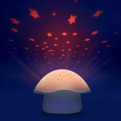 Pabobo Projecteur Champignon Rose- Veilleuses