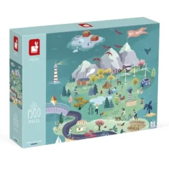 Janod Puzzle 1500 À 3000 Pièces|Puzzle 1500 Pieces - Evasion Et Voyage