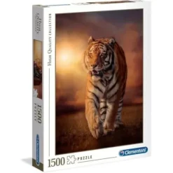 Clementoni Puzzles Adultes|Puzzle 1500 Pieces Tigre