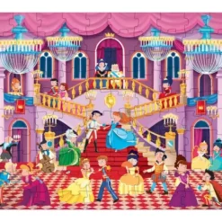 Sassi Junior Puzzles Enfants De 50 À 249 Pièces|Puzzle Avec Livre Le Bal Des Princesses