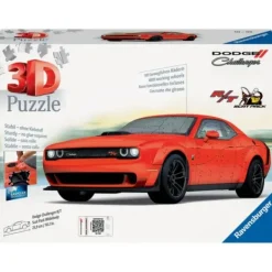Ravensburger Puzzles 3D|Puzzle 3D Dodge Challenger R/T Scat Pack Widebody